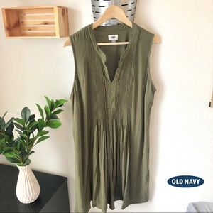 Old Navy Olive Green Dress